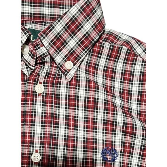 Lauren Ralph Lauren Big Boys Check Print Dress Plaid  Button Down Dress Shirt - Picture 9 of 10